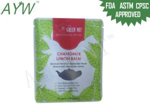 Zip Lock Tea Pembungkusan Beg plastik 2lb / 5lb penghalang dengan percetakan logo tersuai