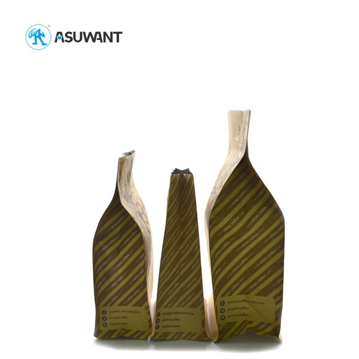 Gusseted Kraft Paper Food Packaging Bags