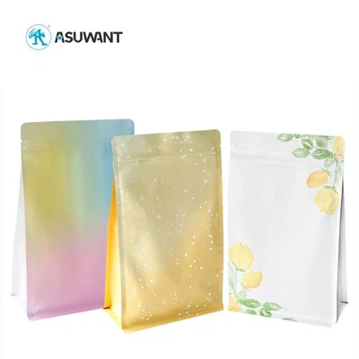 Beg Pembungkusan Makanan Penghalang Gas Flat Foil Foil Bawah Untuk Benih Bunga Matahari