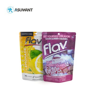 Beg makanan kunci zip plastik