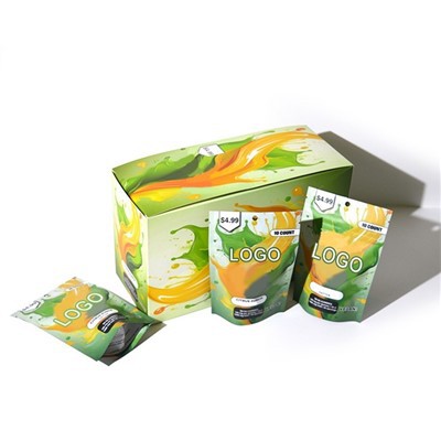 Kuki Paparkan Kaunter Kadbod Beralun Kotak Gula-gula Pembungkusan Kertas Kotak Paparan Tersuai